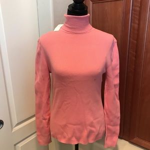 Ann Taylor LOFT stretchy ribbed long sleeve top